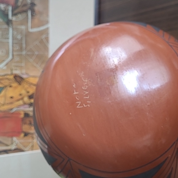 VINTAGE NORA SILVEIRA MEXICAN POTTERY VASE - Picture 5 of 5